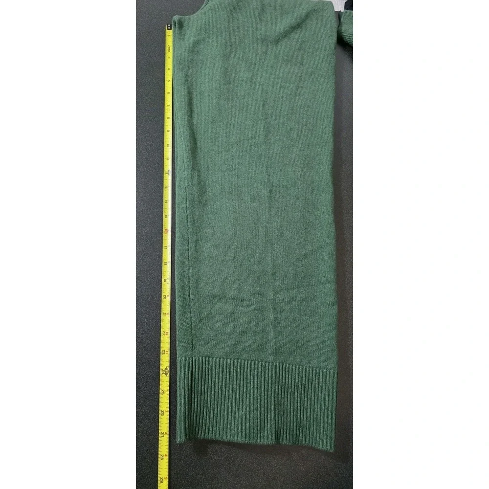 Free People Beach Solar Sweater Set‎ Women Sz S Cardigan Pant Lounge Pine Green